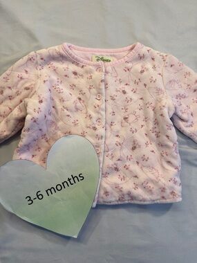 Disney - Winnie the Pooh - Baby Soft velour Pink jacket
